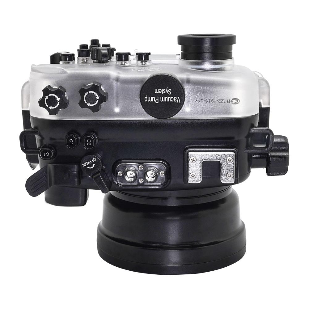 SeaFrogs 60M/195FT Waterproof housing for Sony A6xxx series Salted Line with 6" Dry dome port - A6XXX SALTED LINE